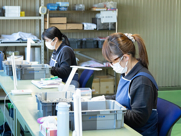 三倉工業の検査工程